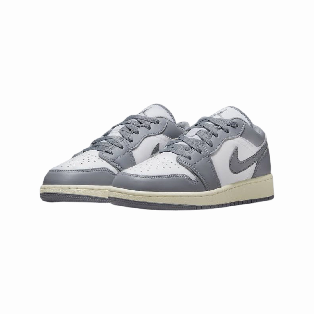 Air Jordan 1 Low GS Stealth White Sail Basketball Shoes