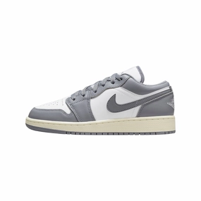 Air Jordan 1 Low GS Stealth White Sail Air Jordan basketball shoes with classic look