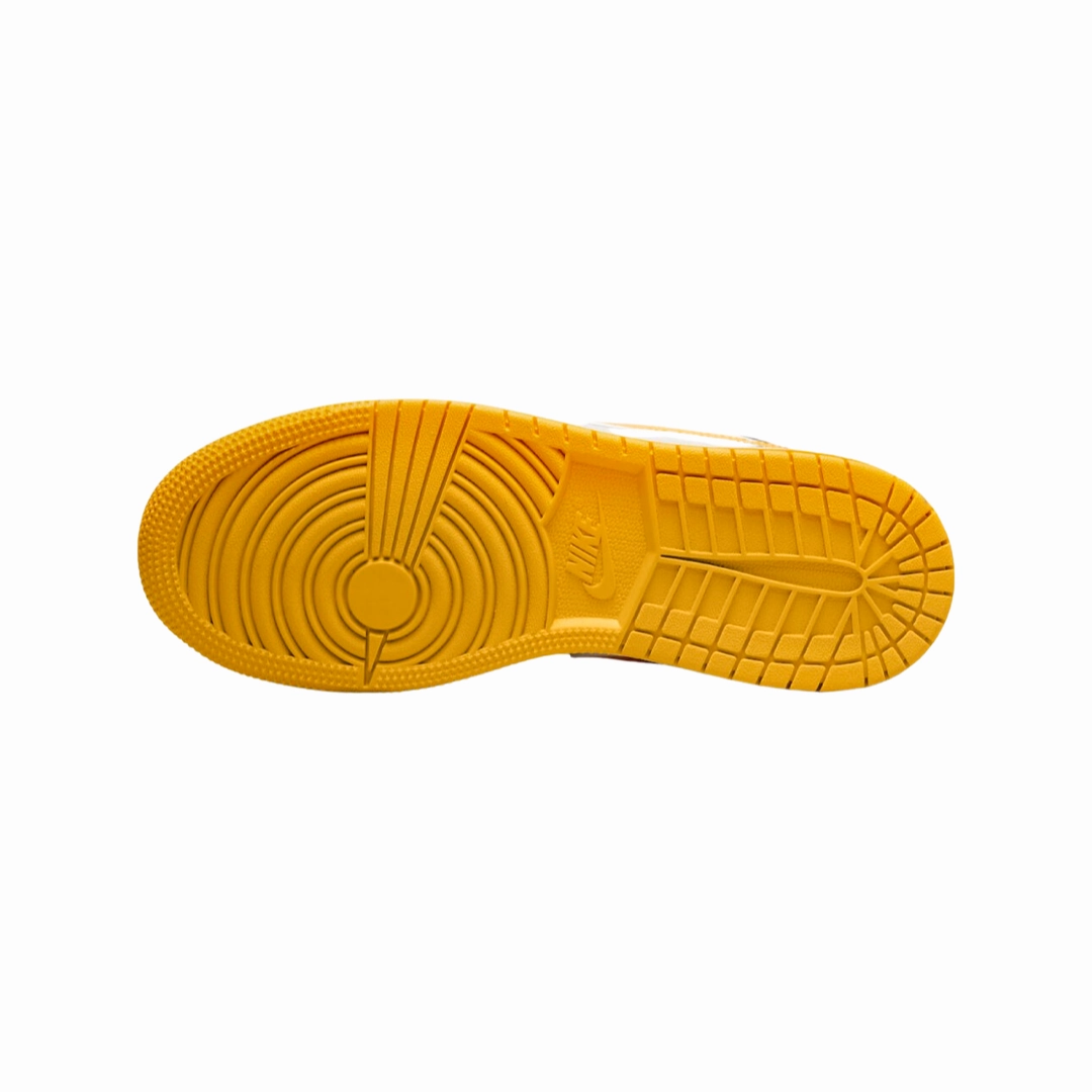 Air Jordan 1 Low GS Taxi Yellow White Black Basketball Shoes