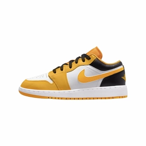 Air Jordan 1 Low GS Taxi Yellow White Black Air Jordan basketball shoes with classic look