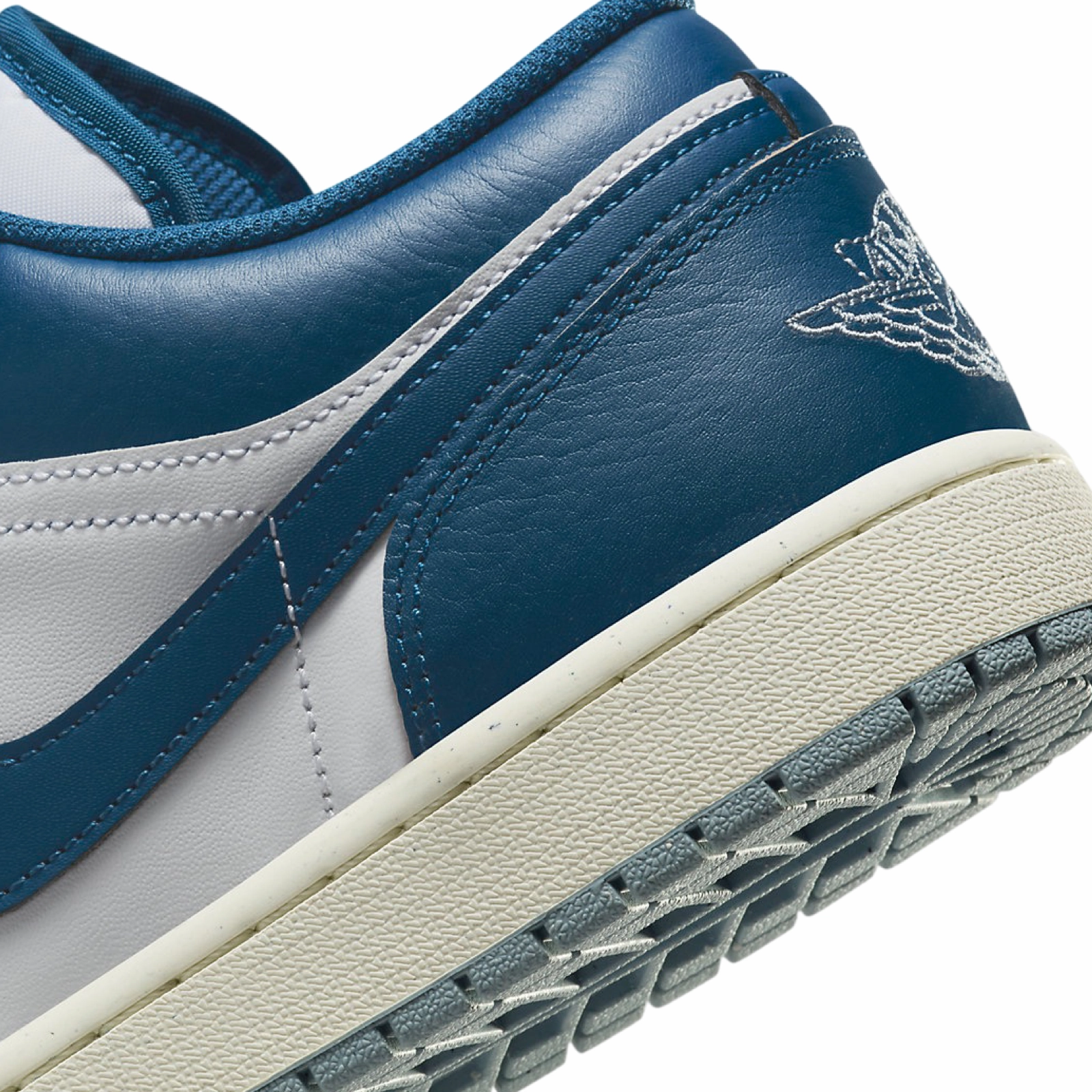 Air Jordan 1 Low Industrial Blue White Basketball Shoes