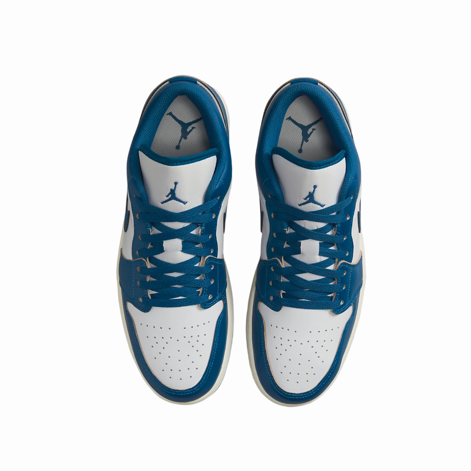 Air Jordan 1 Low Industrial Blue White Basketball Shoes
