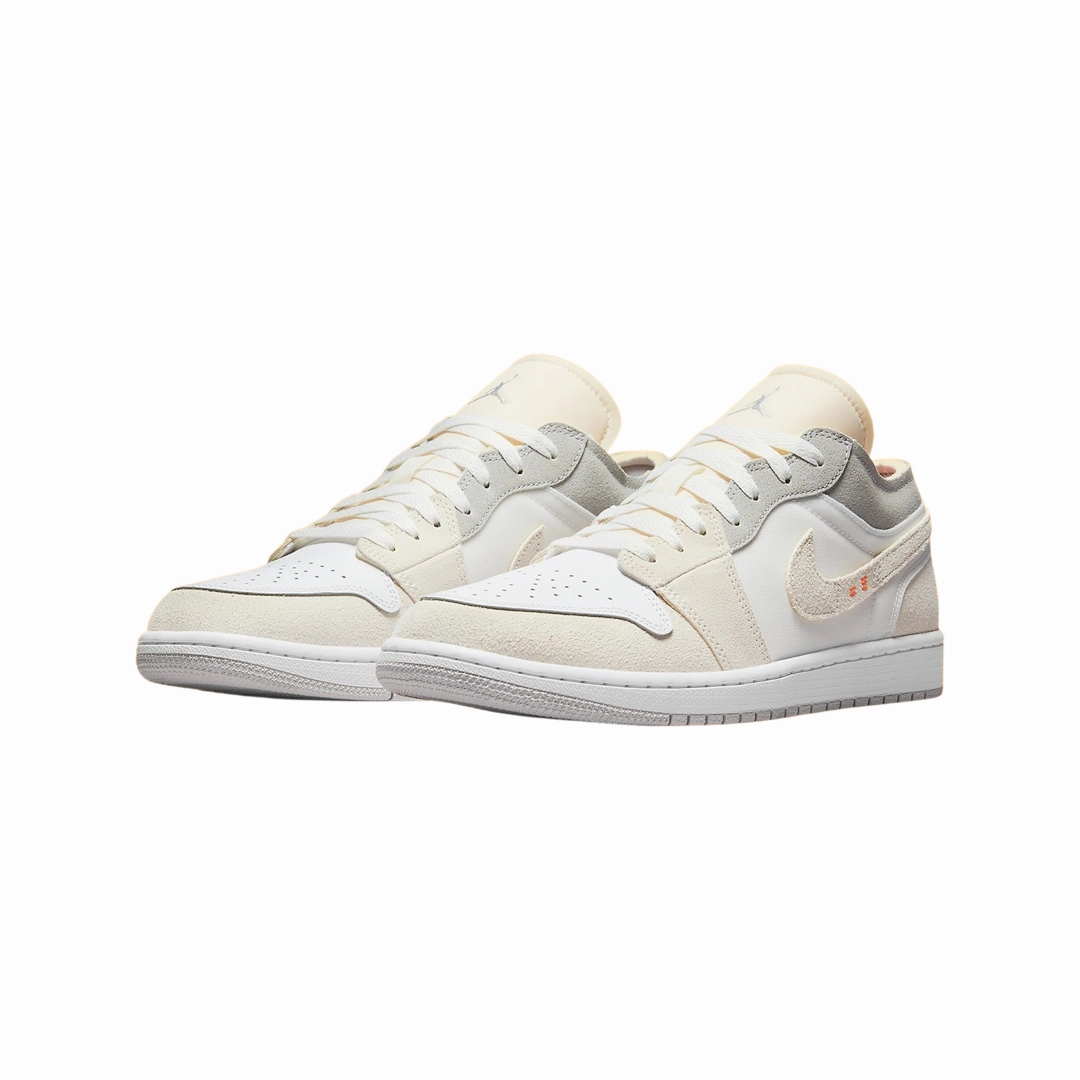 Air Jordan 1 Low Inside Out White Phantom Basketball Shoes