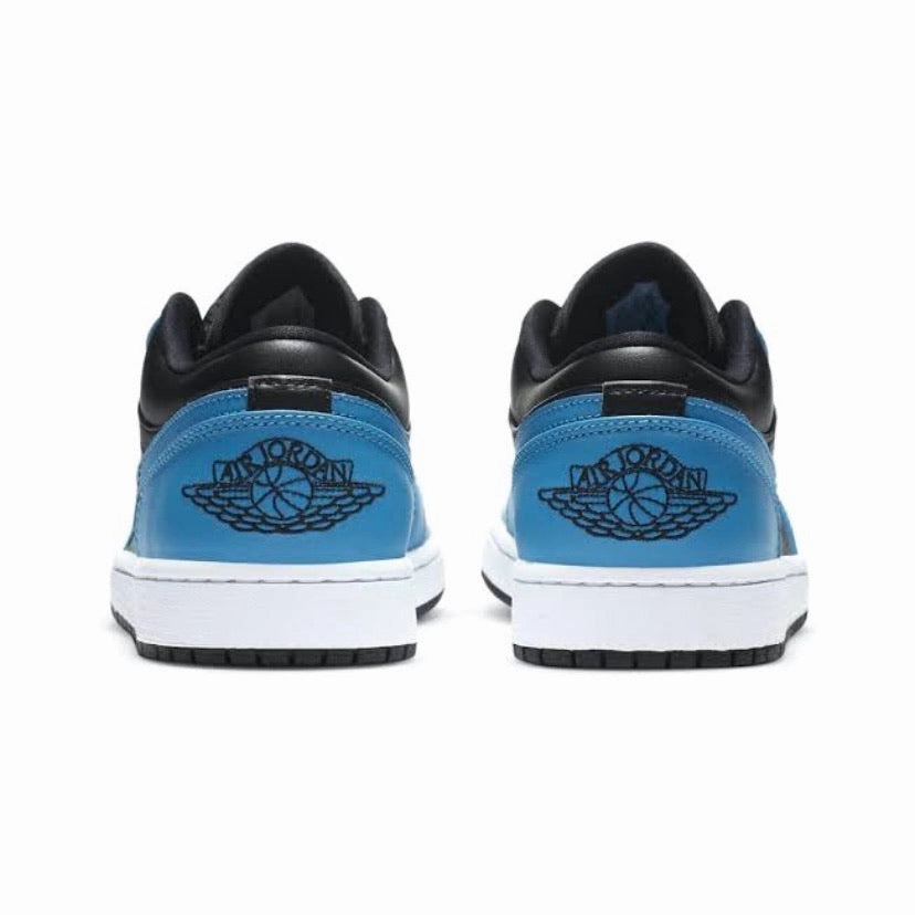 Air Jordan 1 Low Laser Blue Black Retro Sneakers