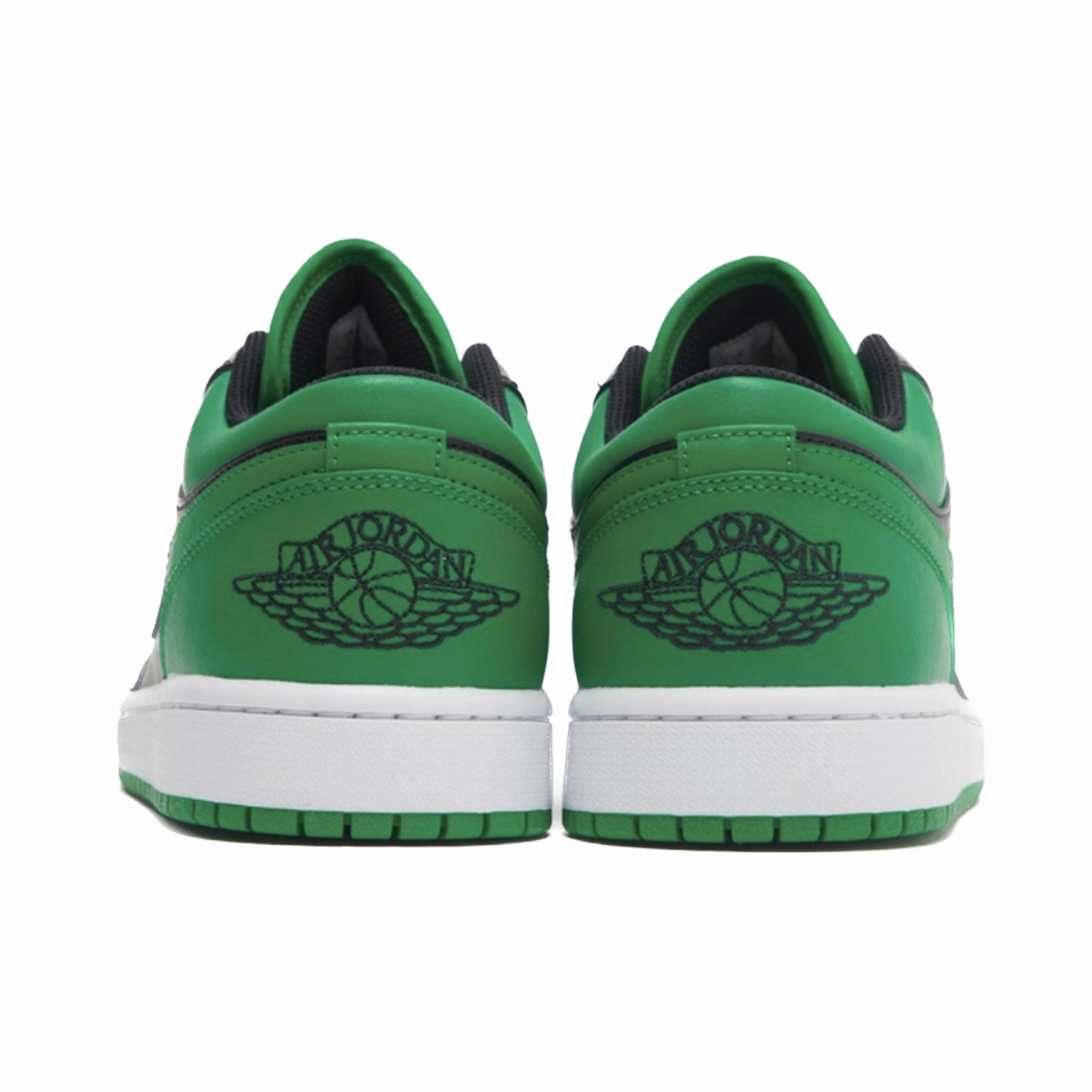 Air Jordan 1 Low Lucky Green Black White Basketball Shoes
