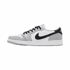 Air Jordan 1 Low OG Barons White Black Wolf Grey Air Jordan basketball shoes with classic look