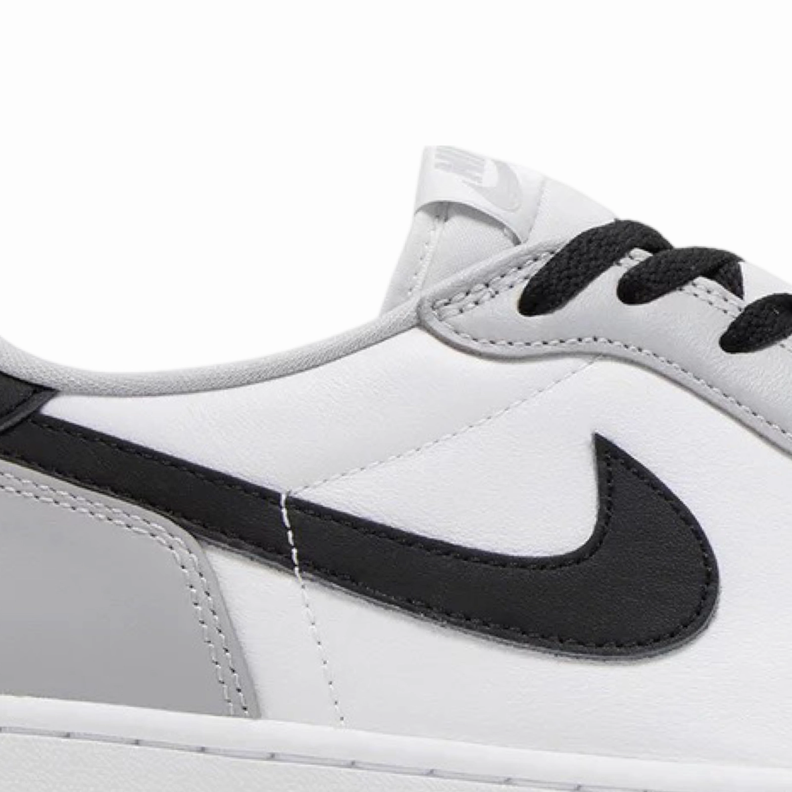 Air Jordan 1 Low OG Barons White Black Wolf Grey Basketball Shoes