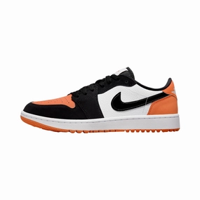 Air Jordan 1 Low OG Golf Shattered Backboard Starfish Black White Air Jordan basketball shoes with classic look