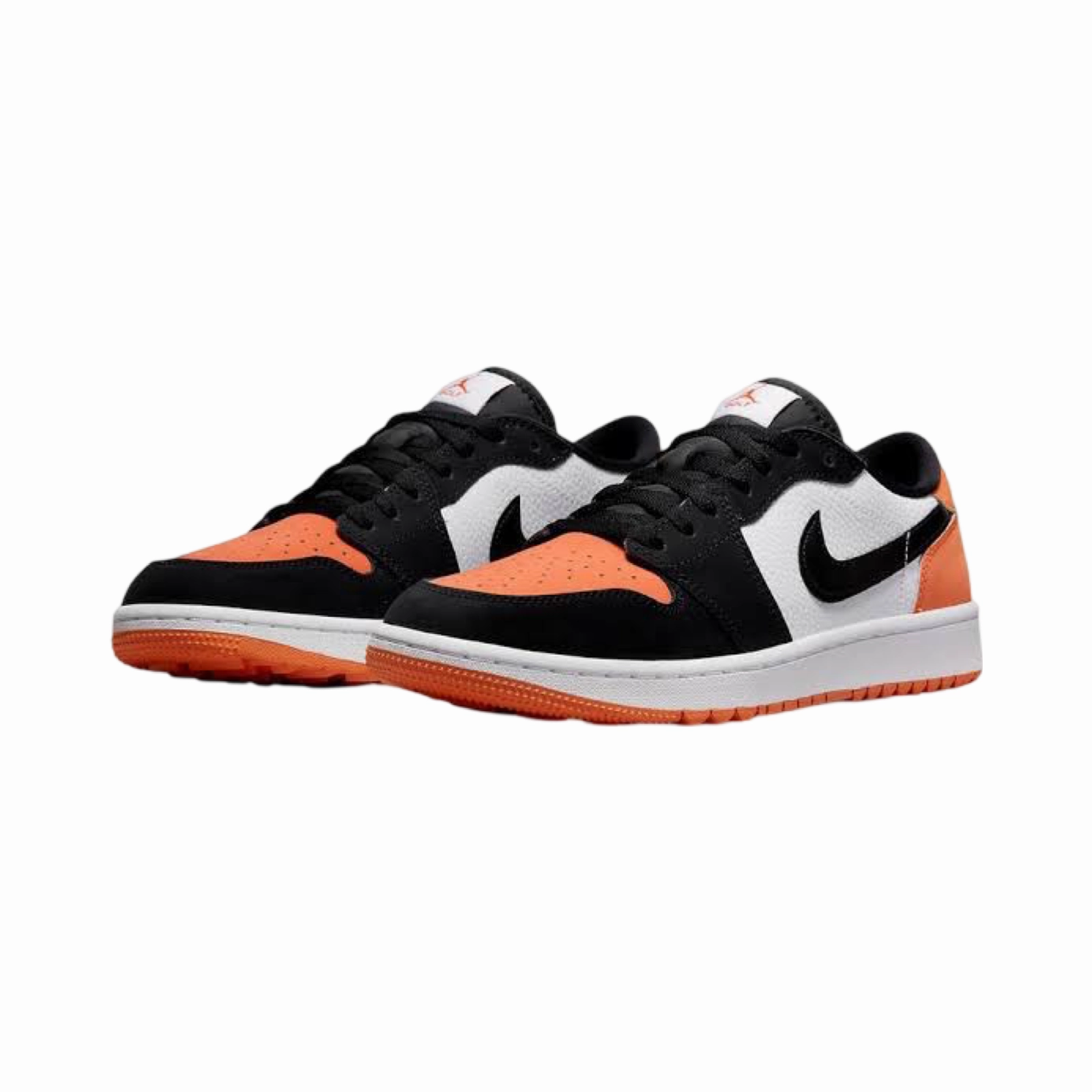 Air Jordan 1 Low OG Golf Shattered Backboard Starfish Black White Basketball Shoes