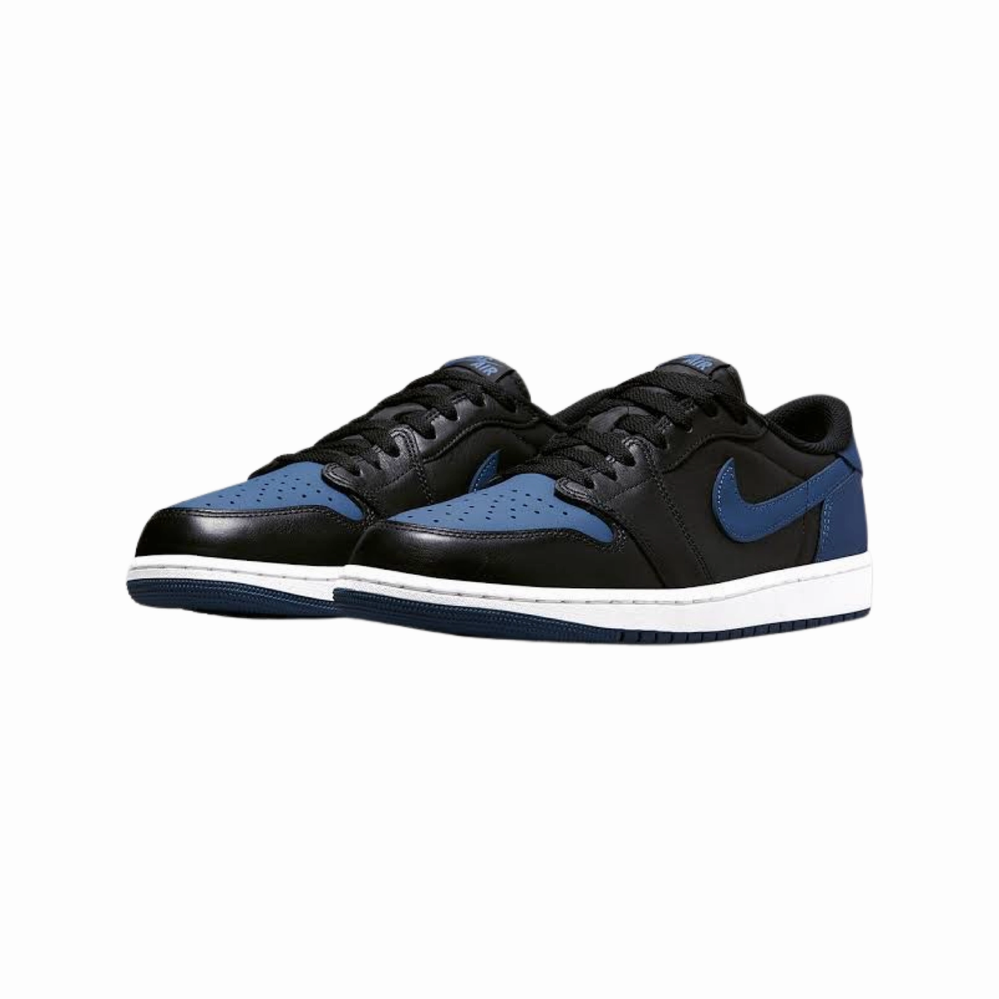 Air Jordan 1 Low OG Mystic Navy Black White Basketball Shoes