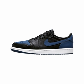 Air Jordan 1 Low OG Mystic Navy Black White Air Jordan basketball shoes with classic look