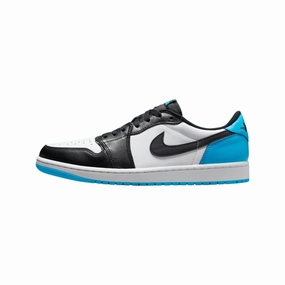 Air Jordan 1 Low OG White Dark Powder Blue Black Air Jordan basketball shoes with classic look