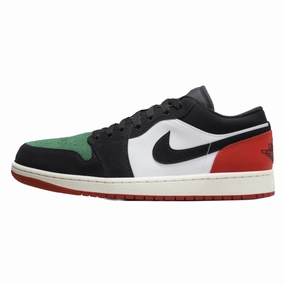 Air Jordan 1 Low Quai 54 White Black University Red Classic Green Sail Air Jordan basketball shoes with classic look