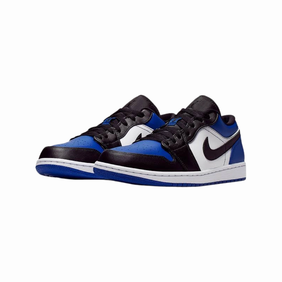 Air Jordan 1 Low Royal Toe Sport Royal White Black Basketball Shoes
