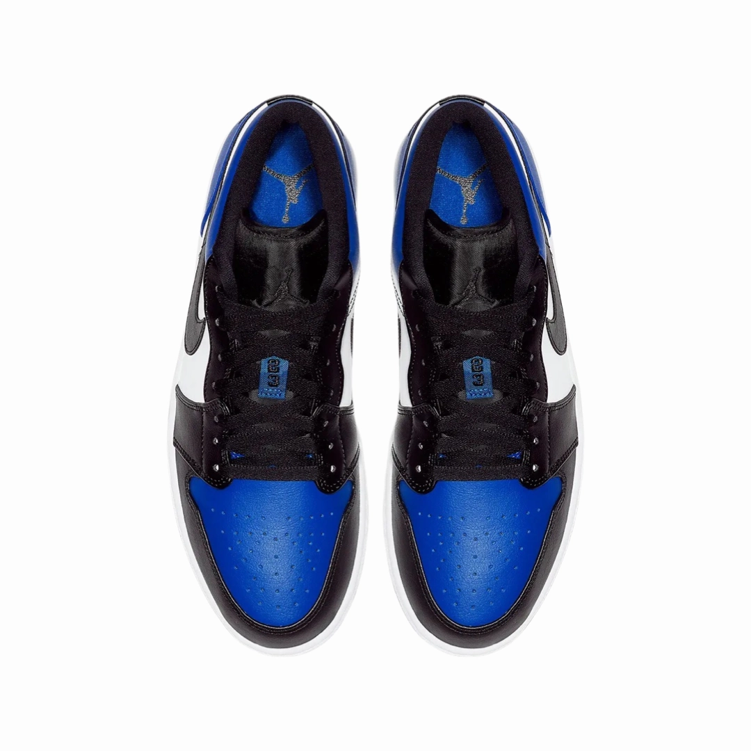 Air Jordan 1 Low Royal Toe Sport Royal White Black Basketball Shoes