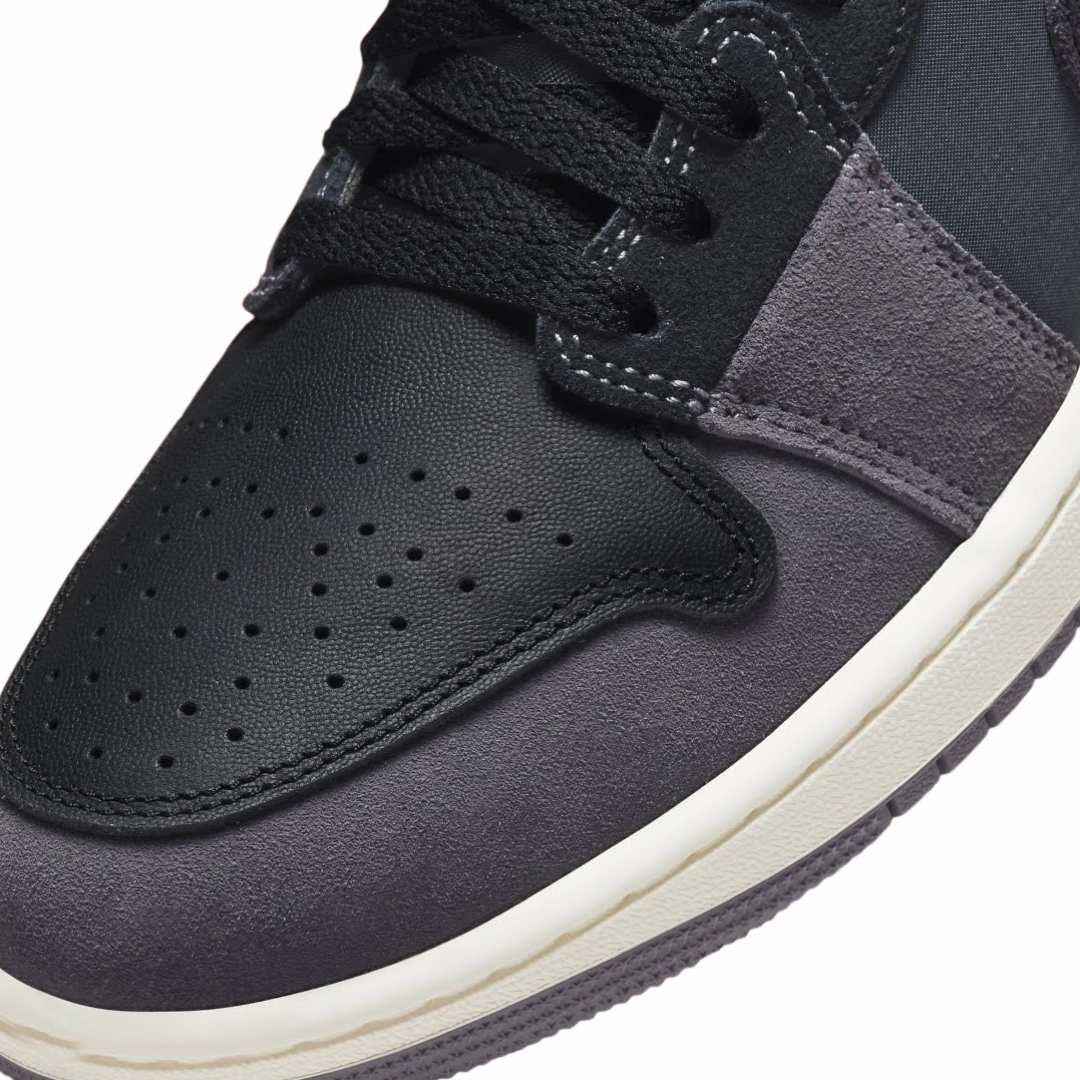 Air Jordan 1 Low SE Craft Inside Out Black Grey Orange Basketball Shoes