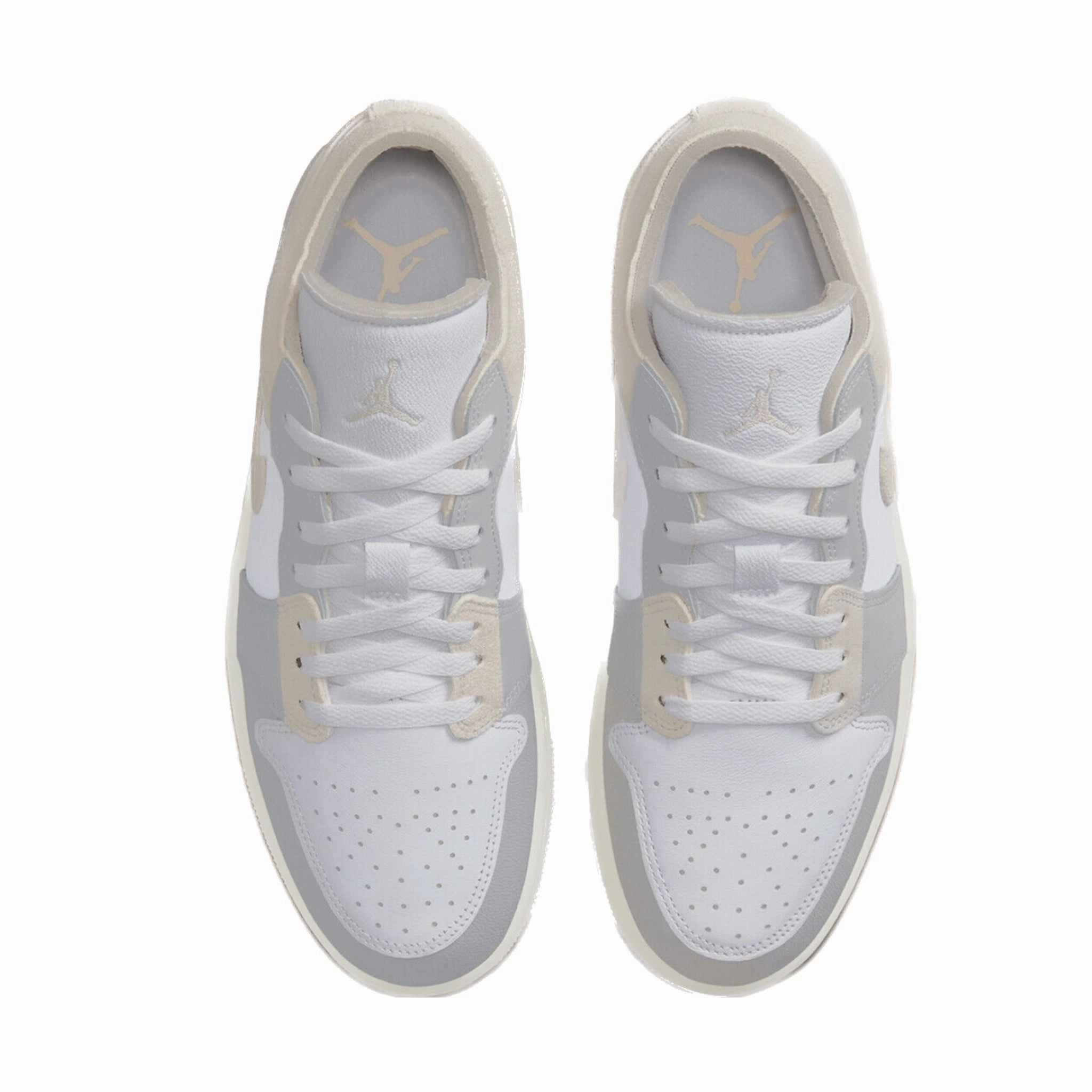 Air Jordan 1 Low SE Craft Inside Out Tech Grey Light Orewood Brown White Sail Basketball Shoes