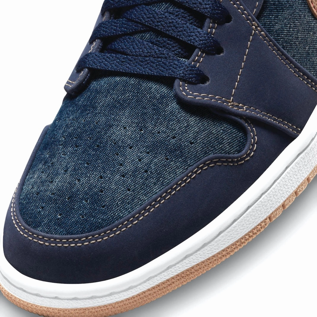 Air Jordan 1 Low SE Denim Grey Basketball Shoes