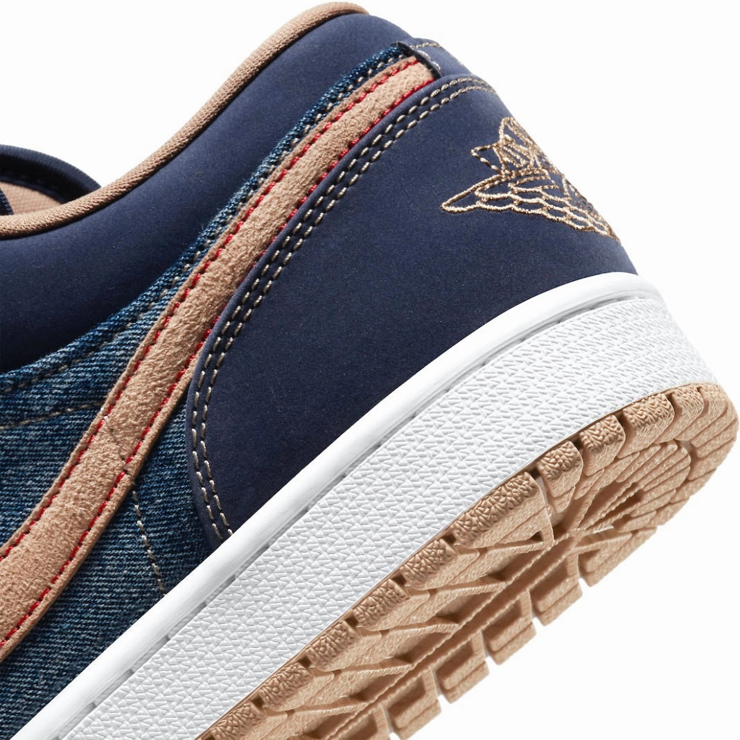 Air Jordan 1 Low SE Denim Grey Basketball Shoes