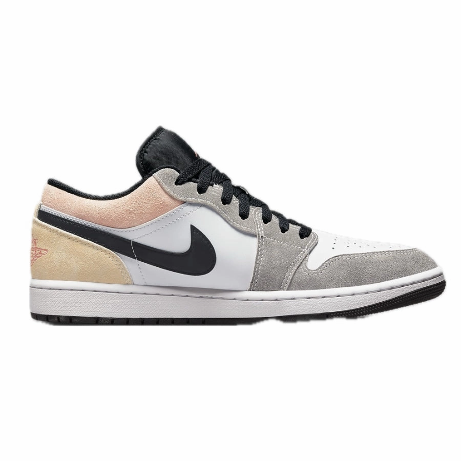 Air Jordan 1 Low SE Flight Club Black Magic Ember Sundial White Basketball Shoes