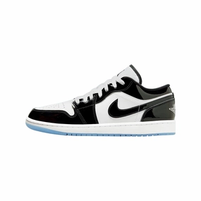 Air Jordan 1 Low SE GS Concord White Black Air Jordan basketball shoes with classic look