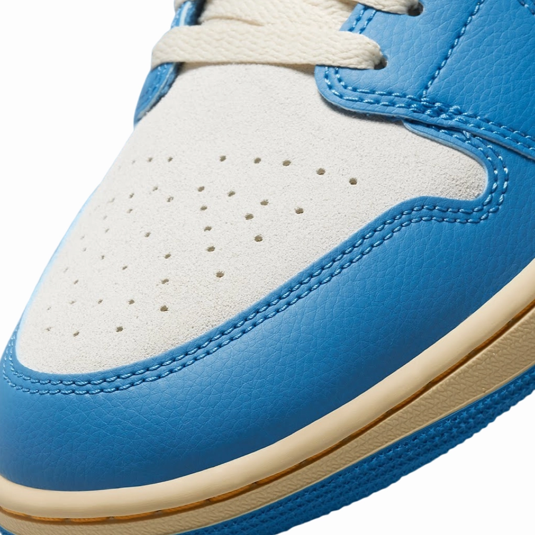 Air Jordan 1 Low SE UNC Grey Dutch Blue Smoke Grey Sail Basketball Shoes