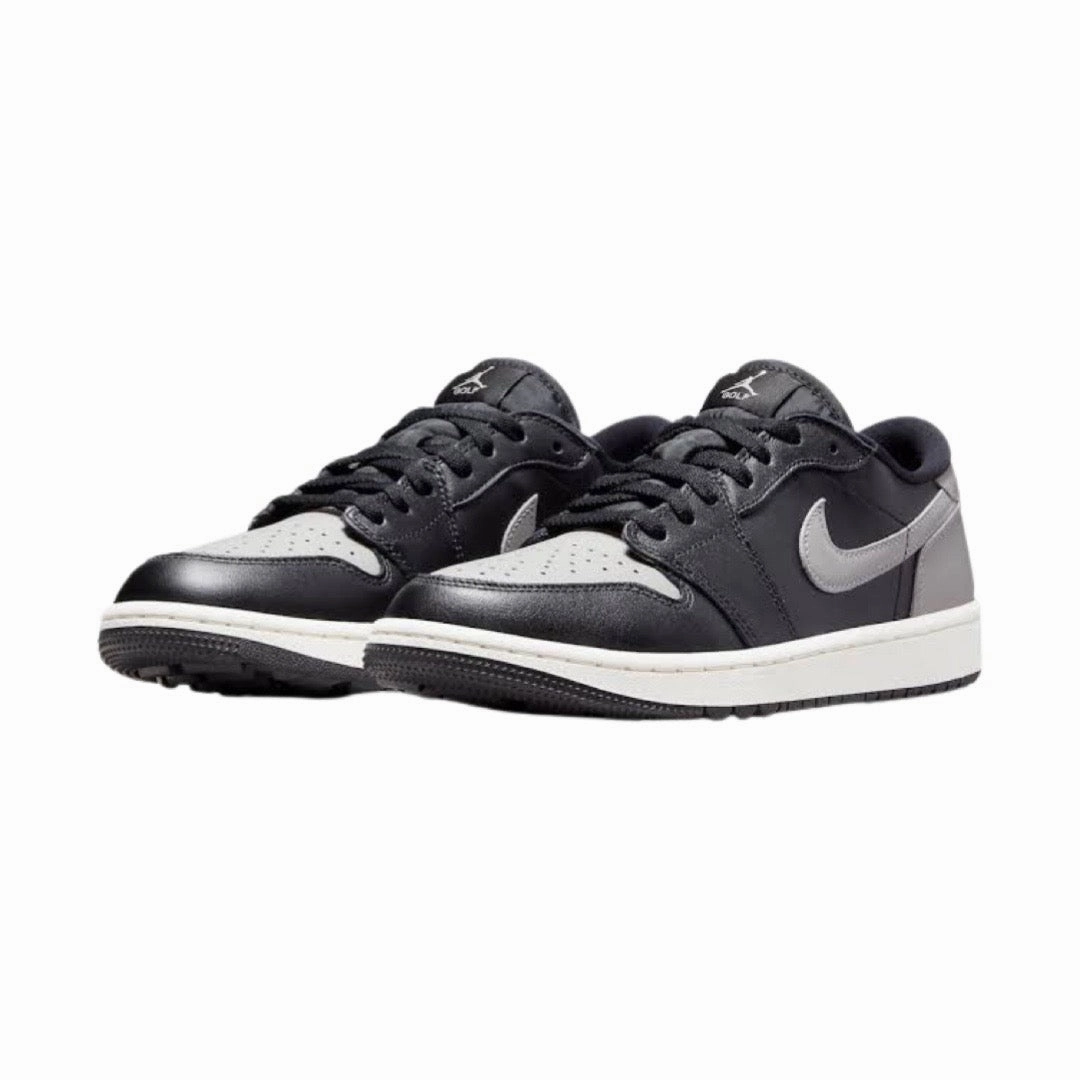 Air Jordan 1 Low Shadow Golf Black Grey White Basketball Shoes