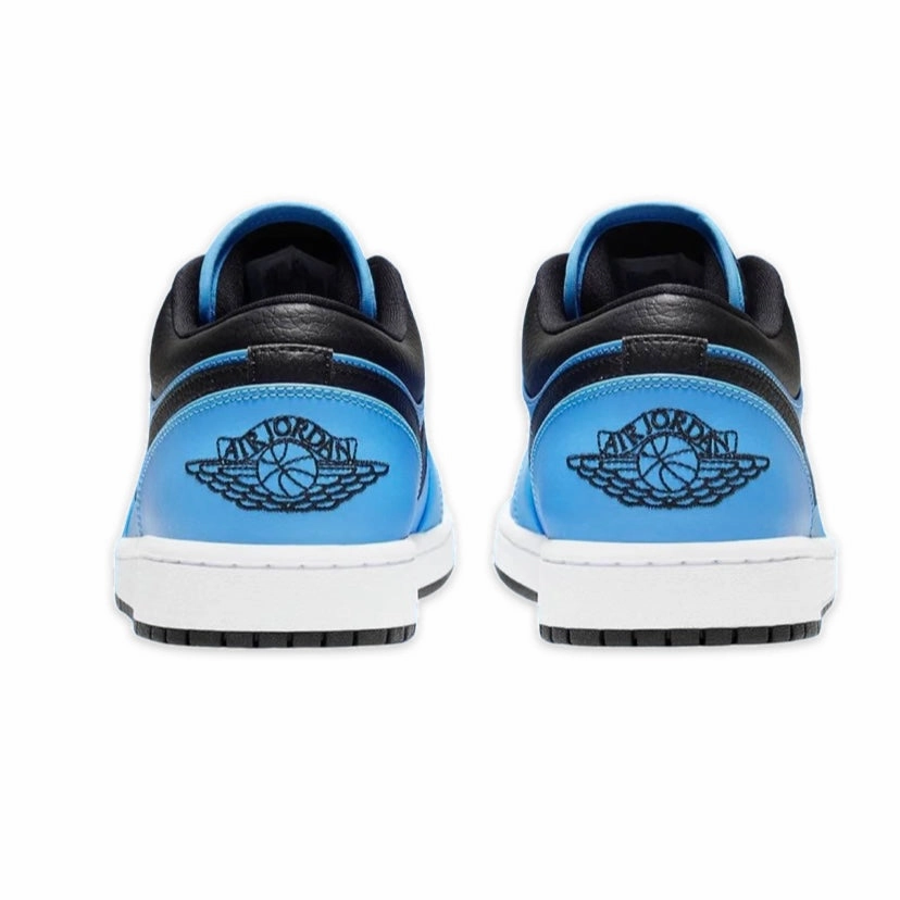 Air Jordan 1 Low University Blue Black Retro Sneakers