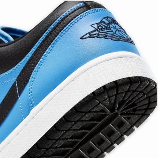 Air Jordan 1 Low University Blue Black Retro Sneakers