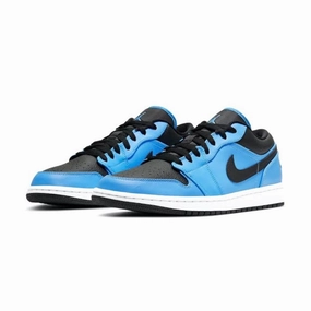 Air Jordan 1 Low University Blue Black Air Jordan retro sneakers for street style