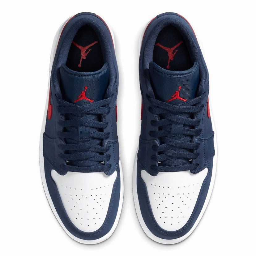 Air Jordan 1 Low USA Blue White Red Retro Sneakers
