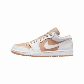 Air Jordan 1 Low White Hemp Gum Yellow Air Jordan basketball shoes with classic look