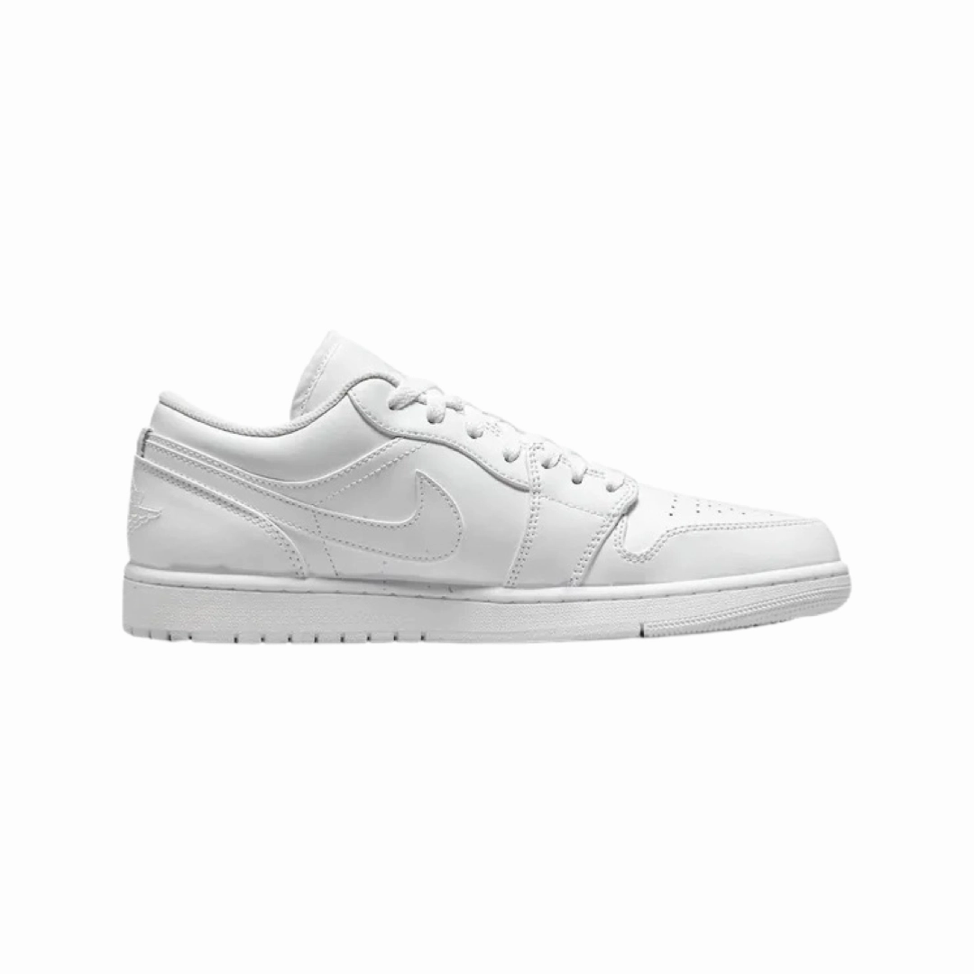 Air Jordan 1 Low White White Basketball Shoes