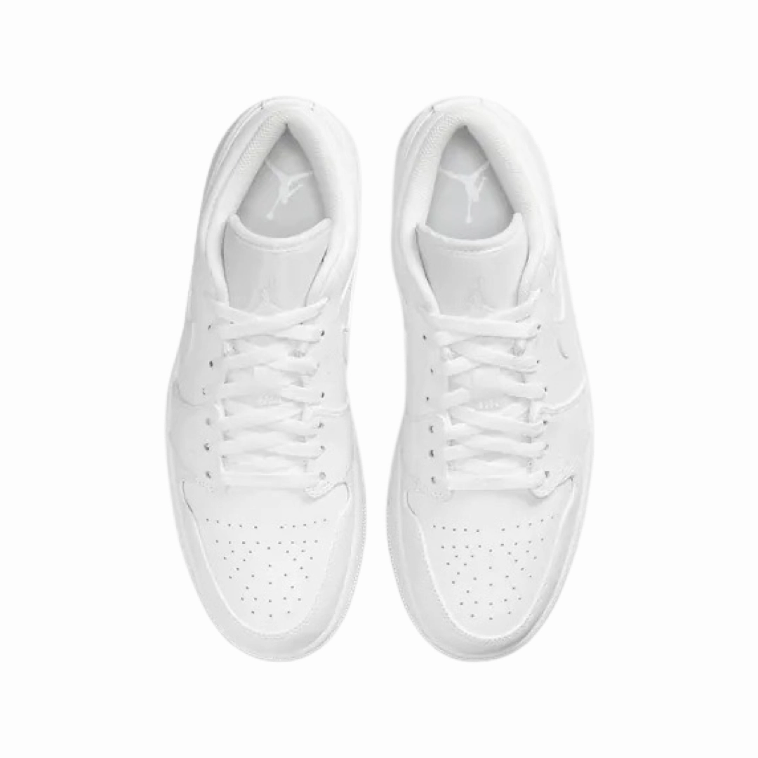 Air Jordan 1 Low White White Basketball Shoes