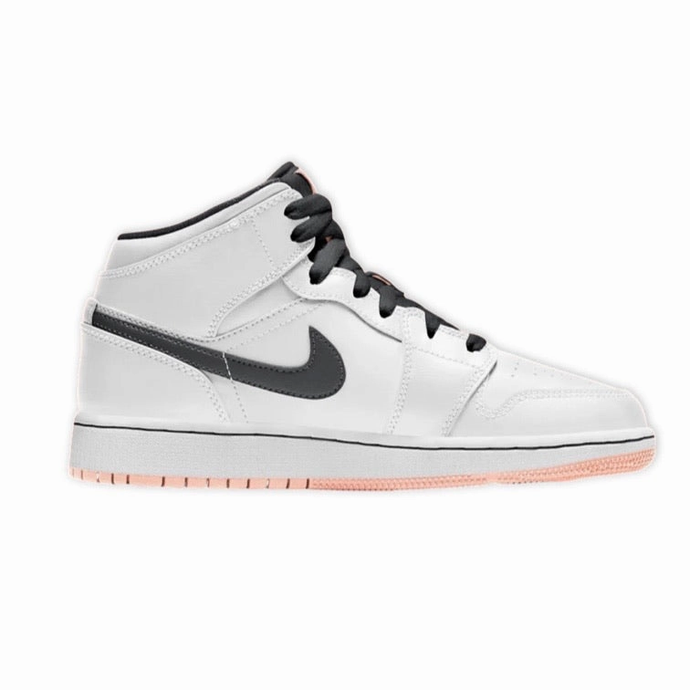 Air Jordan 1 Mid GS Arctic Orange Retro Sneakers