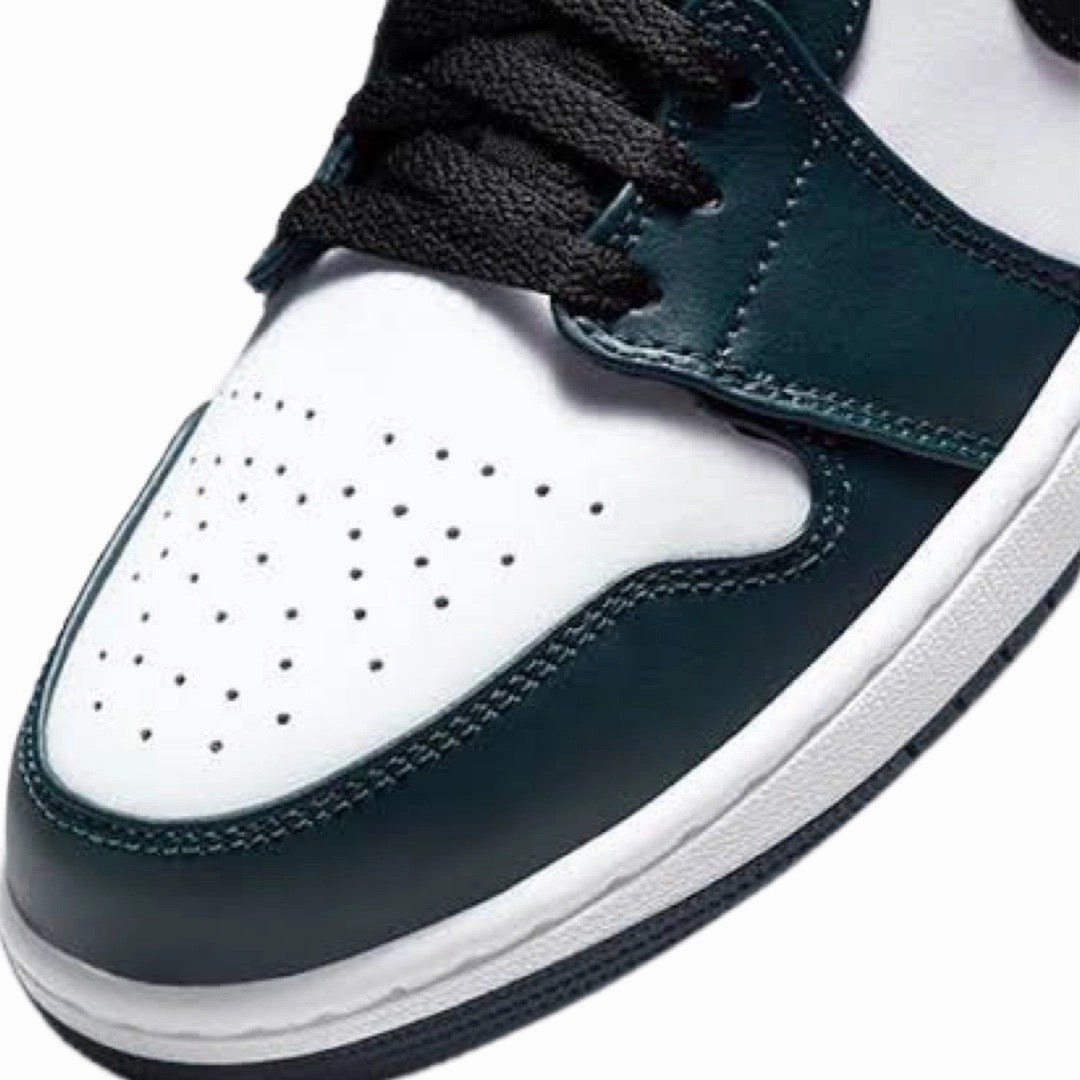 Air Jordan 1 Mid GS Armory Blue White Basketball Shoes