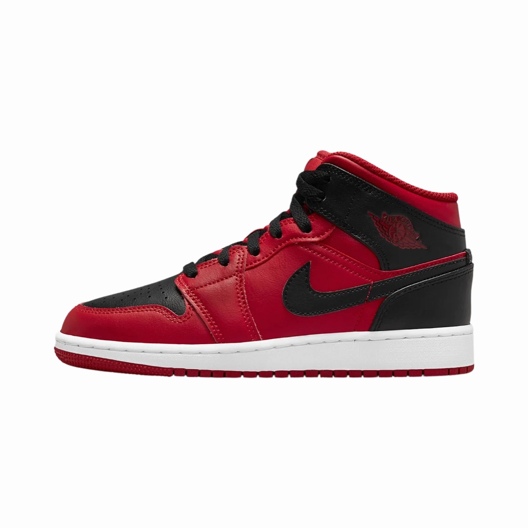 Air Jordan 1 Mid GS Gym Red 2.0 Basketball Shoes