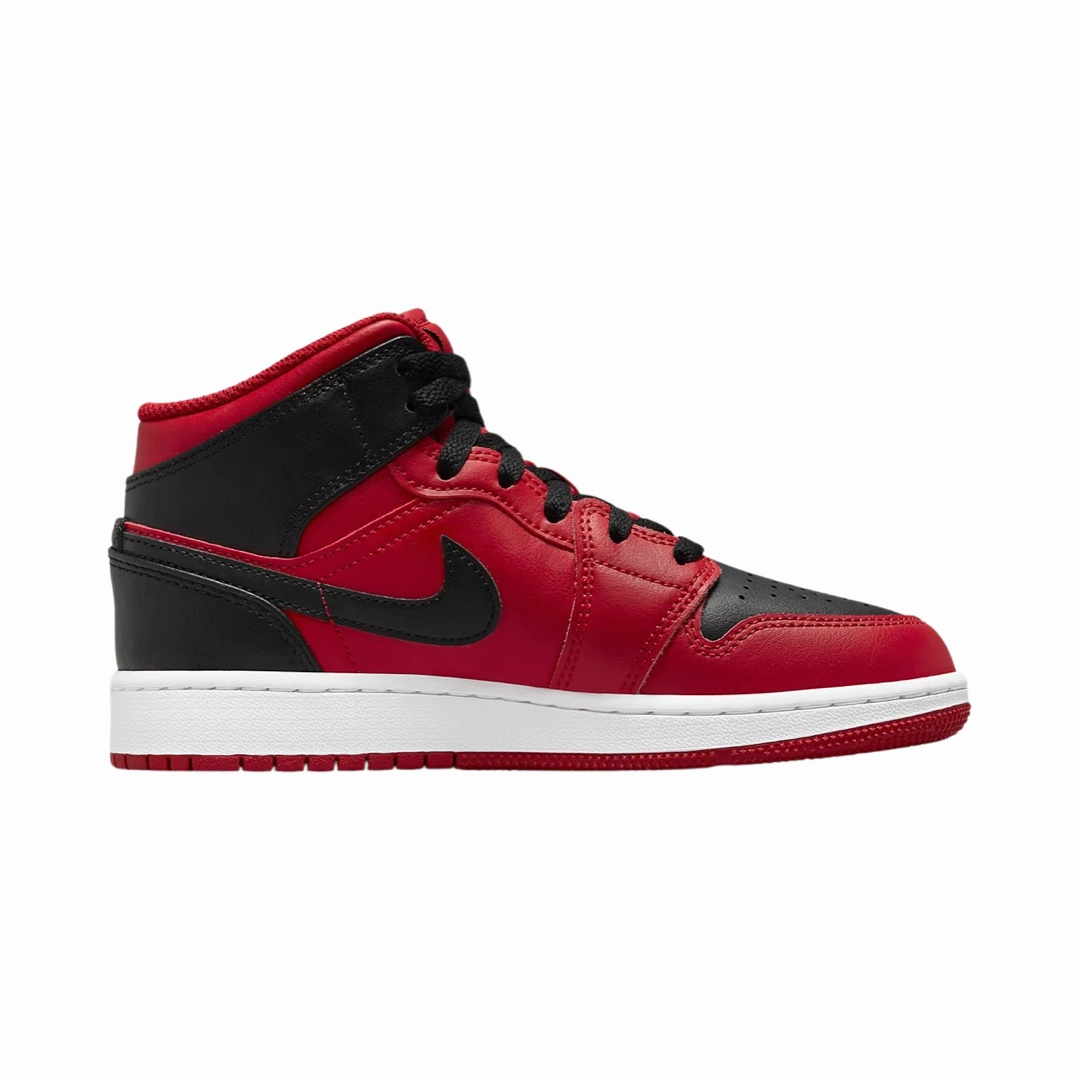 Air Jordan 1 Mid GS Gym Red 2.0 Basketball Shoes