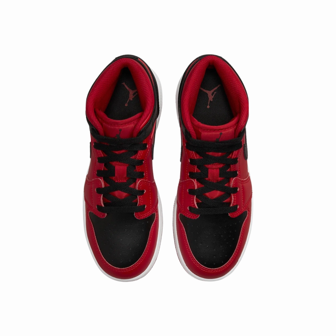 Air Jordan 1 Mid GS Gym Red 2.0 Basketball Shoes