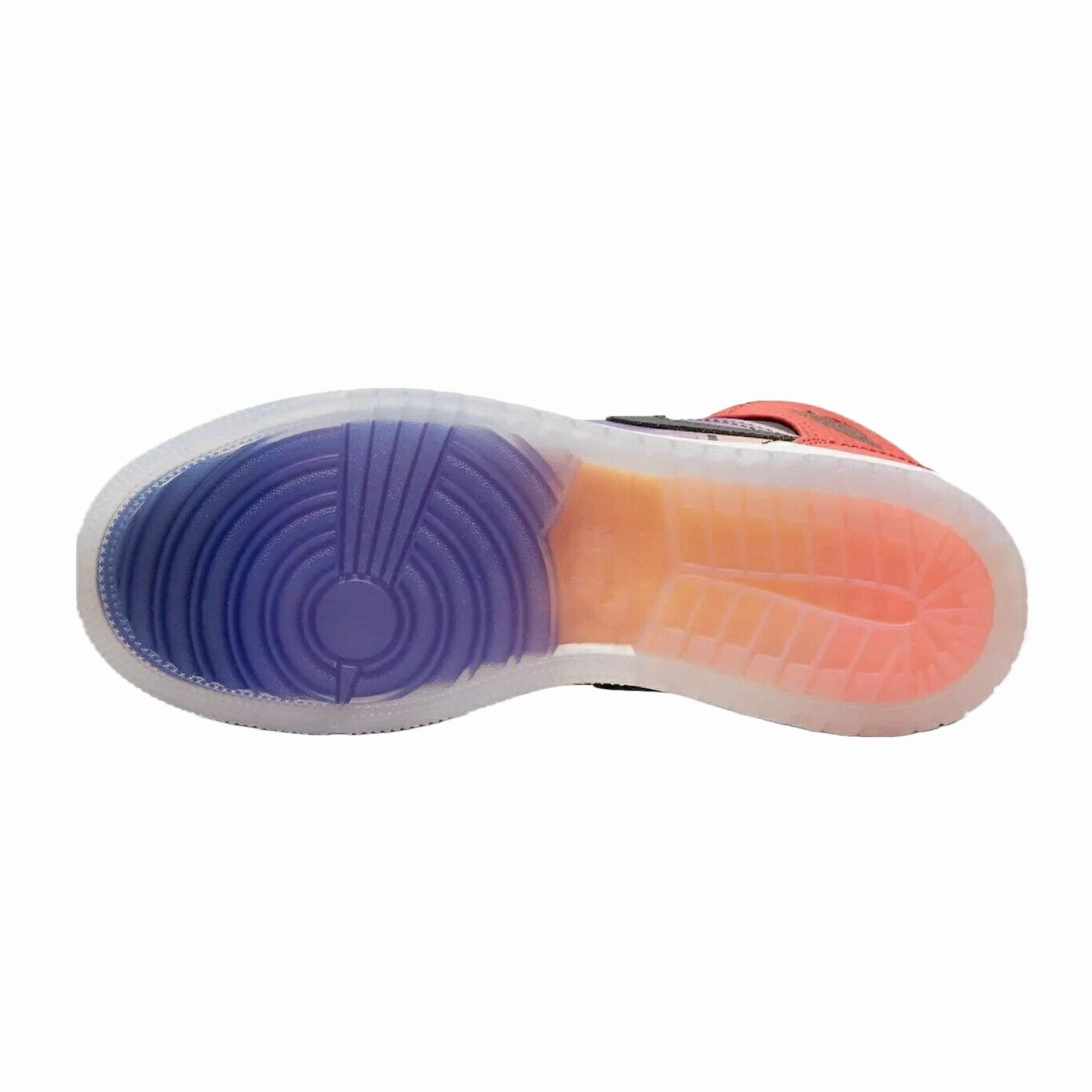 Air Jordan 1 Mid (GS) SS Skyline Concord Black University Red Psychic Purple Peach Cream Total Orange Basketball Shoes