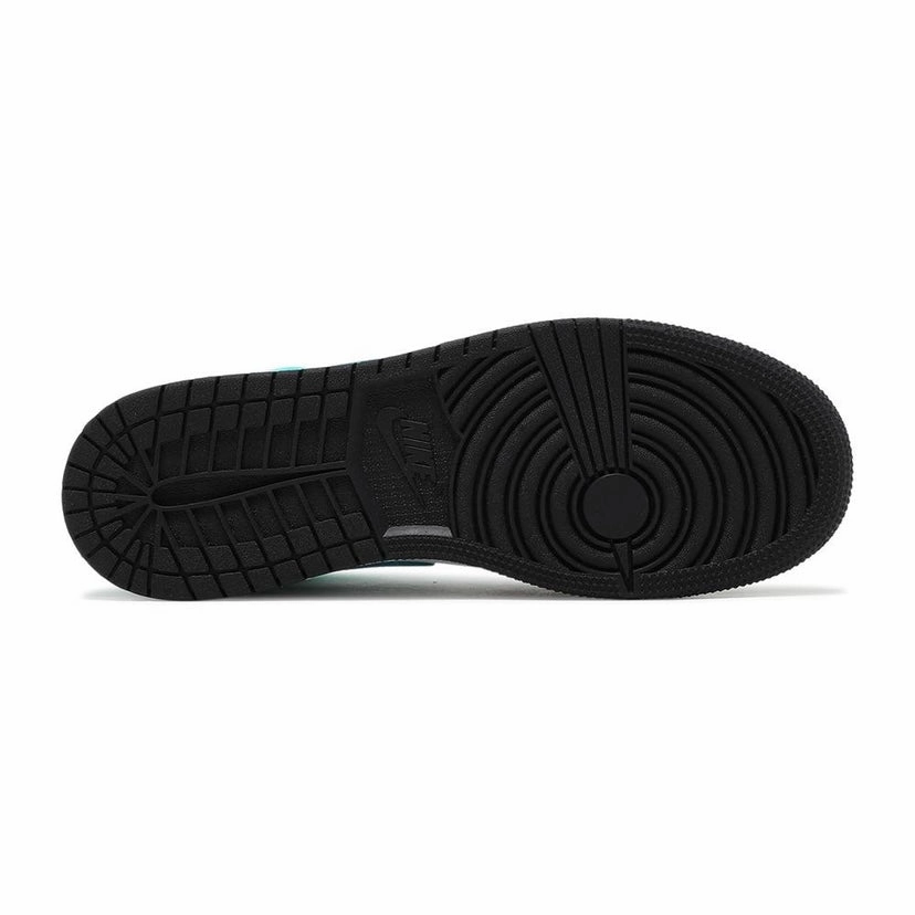 Air Jordan 1 Mid GS White Tropical Twist Black Retro Sneakers