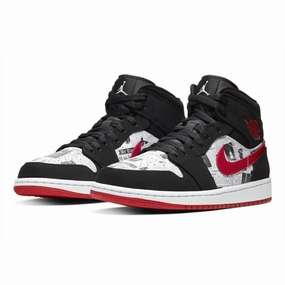 Air Jordan 1 Mid Newspaper Air Times Air Jordan retro sneakers for street style