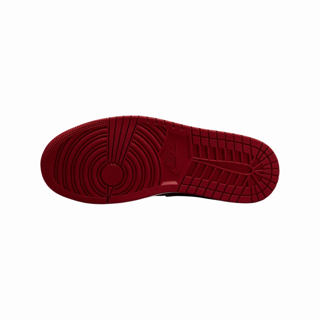 Air Jordan 1 Mid Reverse Bred Gym Red Black White Basketball Shoes