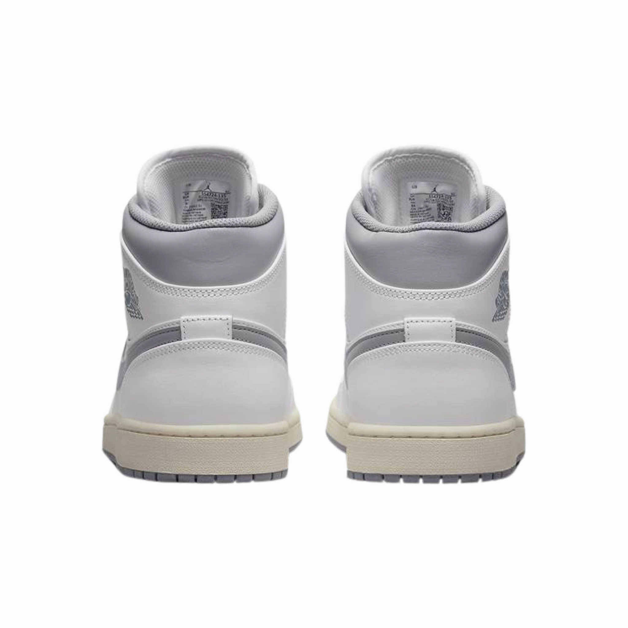 Air Jordan 1 Mid White Stealth Basketball Shoes
