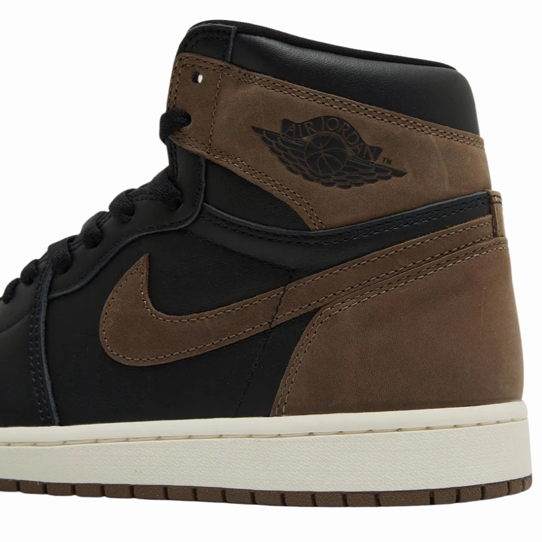 Air Jordan 1 Retro High OG Black Metallic Gold Palomino Basketball Shoes