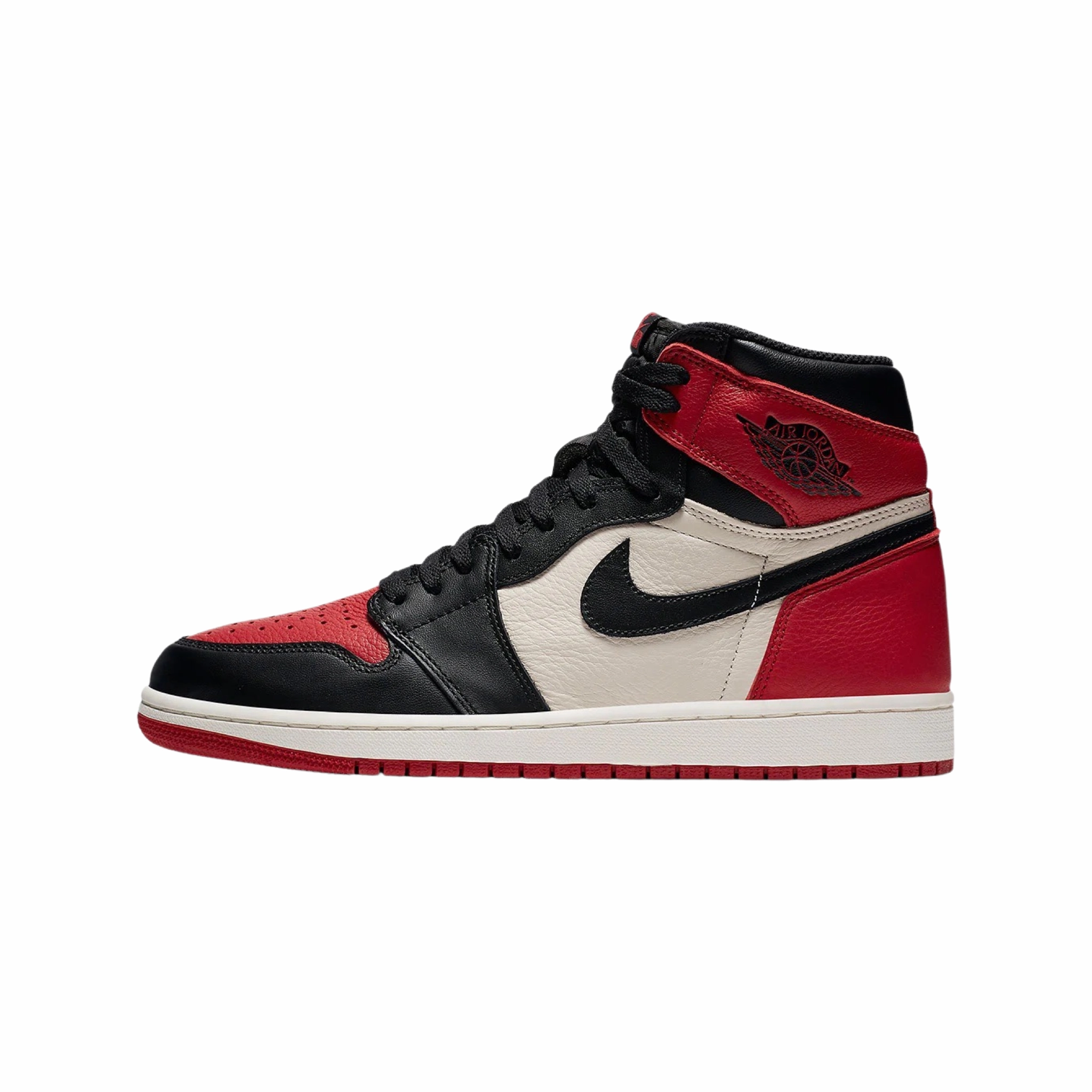 Air Jordan 1 Retro High OG Bred Toe Gym Red Black Summit White Retro Sneakers