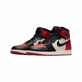 Air Jordan 1 Retro High OG Bred Toe Gym Red Black Summit White Air Jordan retro sneakers for street style