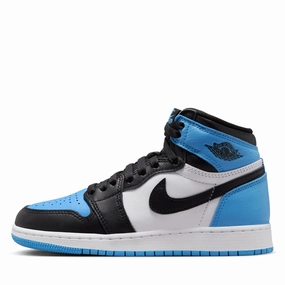 Air Jordan 1 Retro High OG GS UNC Toe University Blue Black White Air Jordan basketball shoes with classic look