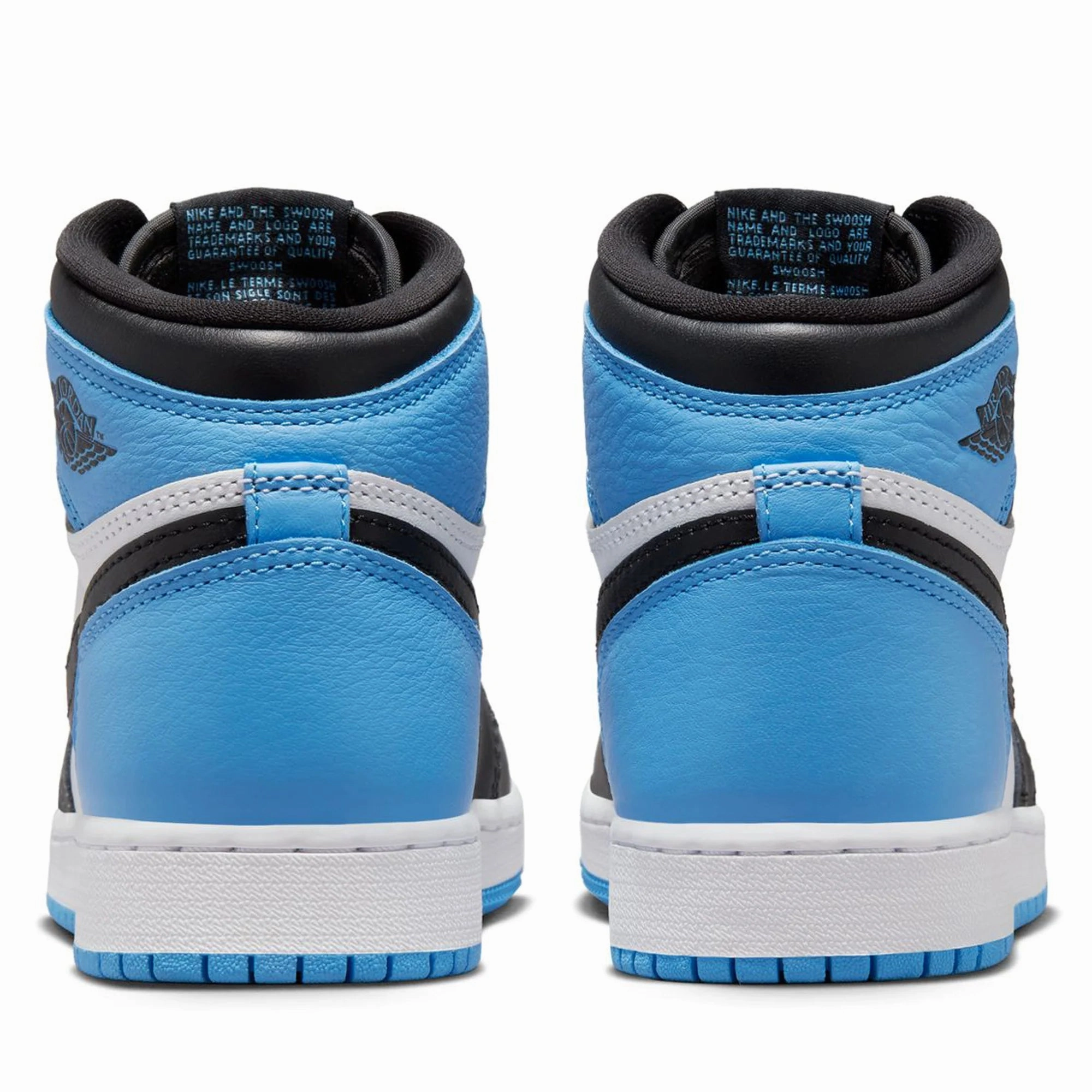 Air Jordan 1 Retro High OG GS UNC Toe University Blue Black White Basketball Shoes