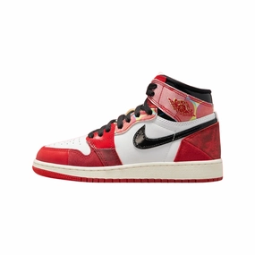 Air Jordan 1 Retro High OG SP GS Spider Verse "Next Chapter" University Red Black White Air Jordan basketball shoes with classic look
